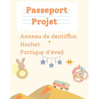 PASSEPORT ANNEAU DE DENTITION ET HOCHET