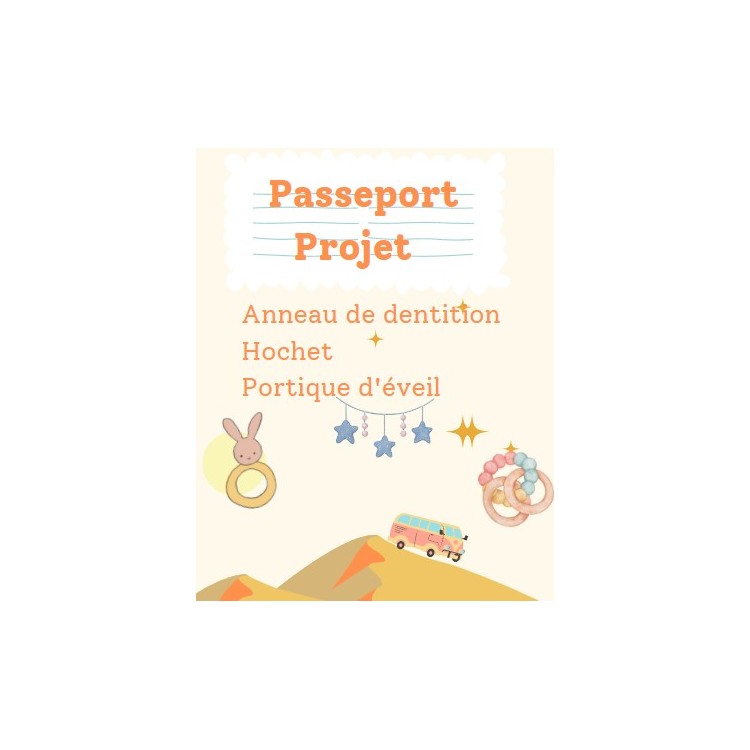 PASSEPORT ANNEAU DE DENTITION ET HOCHET PASSEPORT ANNEAU DE DENTITION ET HOCHET