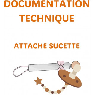 Aide à la documentation technique attache sucette jouet ou non