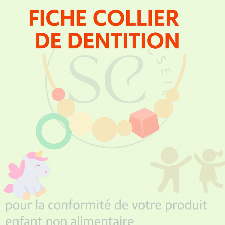 Fiche colliers de dentition