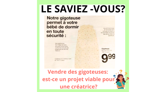 Proposer des gigoteuses en tant que petite structure: est-ce viable?